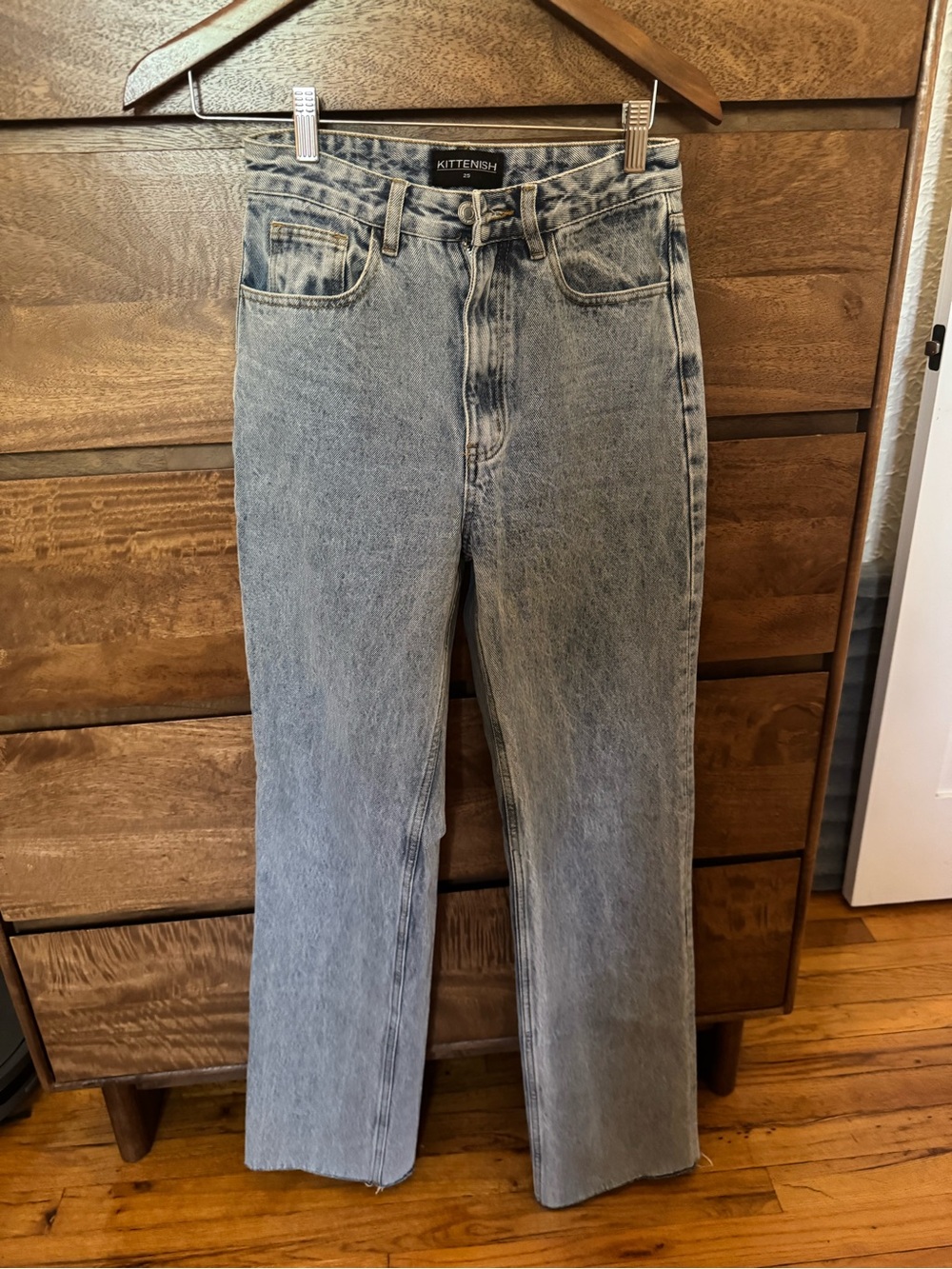 Kittenish Light Blue Relaxed Straight Jeans